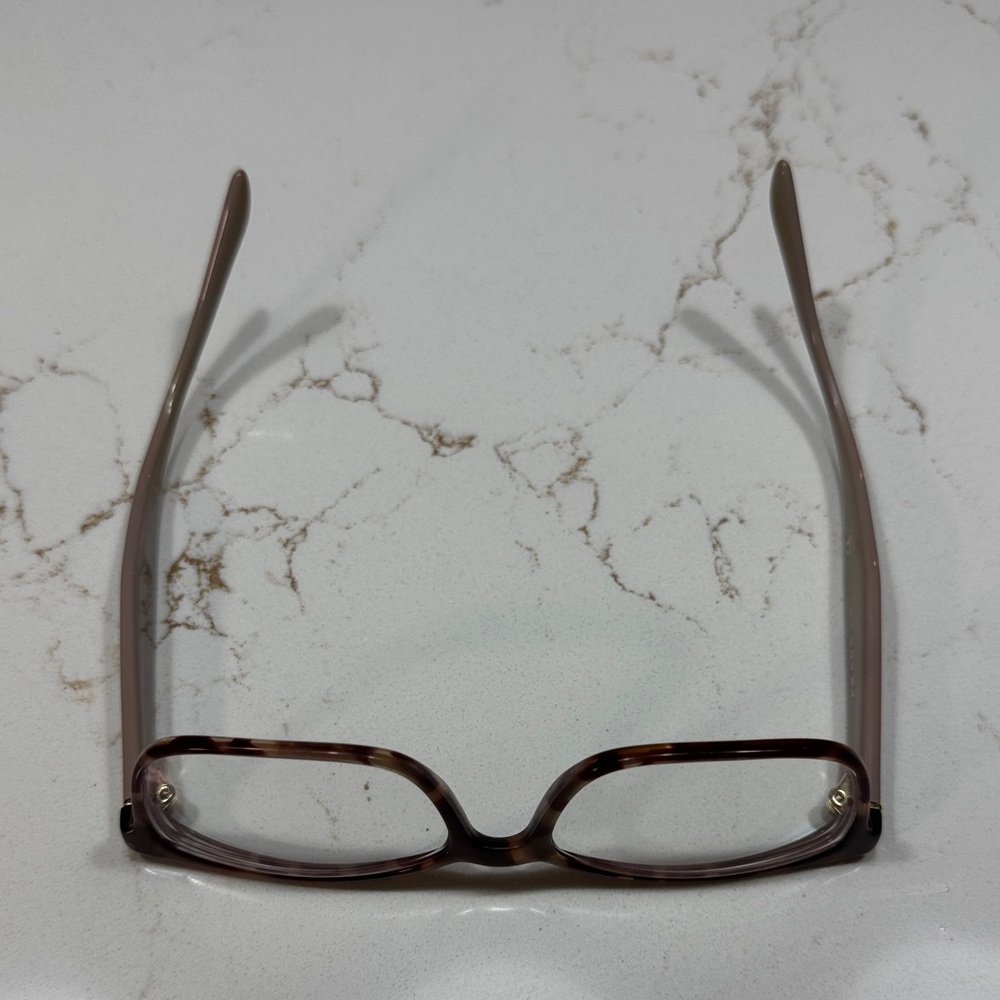 Prada Tortoise Shell Pink Brown Glass Frames Vpr … - image 8